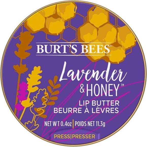 Burt's Bees Lip Butter Lavender & Honey 0.4oz each ( Lot of 3 ) New sealed - Picture 2 of 4